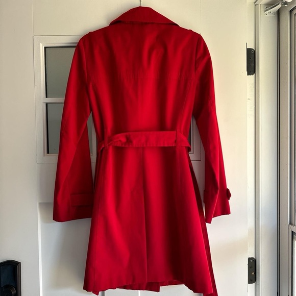 Red London Fog Coat - Picture 4 of 10
